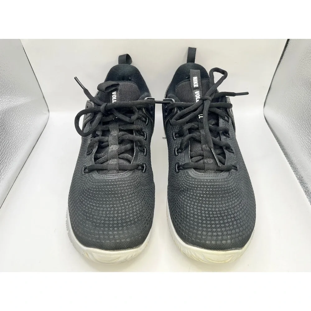 Nike Women's Zoom HyperAce Volleyball Shoes Size 9 Black‎ With White Swoosh